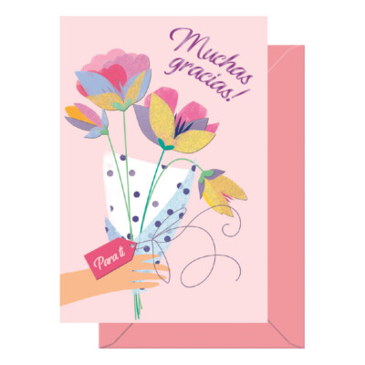 Dohe - Tarjeta de Felicitación - Tamaño 11,5 x 17 cm - Modelo Azahar