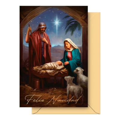 Dohe - Tarjeta de Felicitación Navideña - Tamaño 11,5 x 17 cm - Modelo Misterio