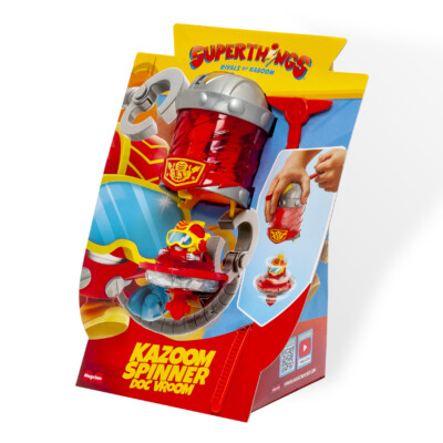 Dohe - Kazoom Spinner - Surtido de 6 Kazoom Spinner -  SUPERTHINGS KAZOOM POWER