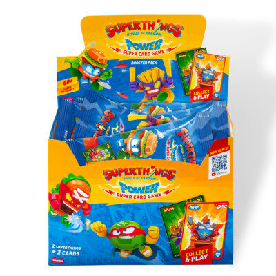 Dohe - Expositor de 20 Power Super Card Game Booster Pack - Superthings